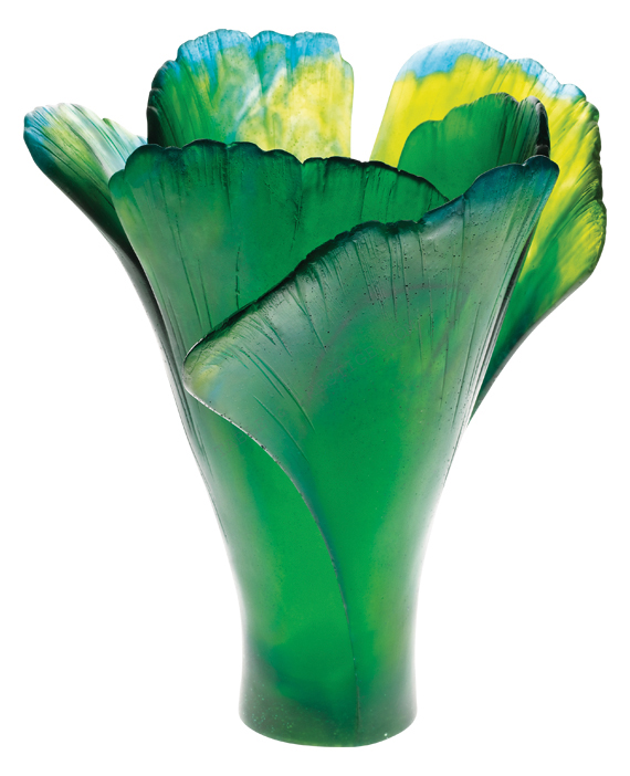vase Daum Ginkgo 03410